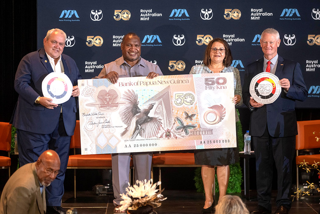 PNG 50 Commemorative Currency Launch